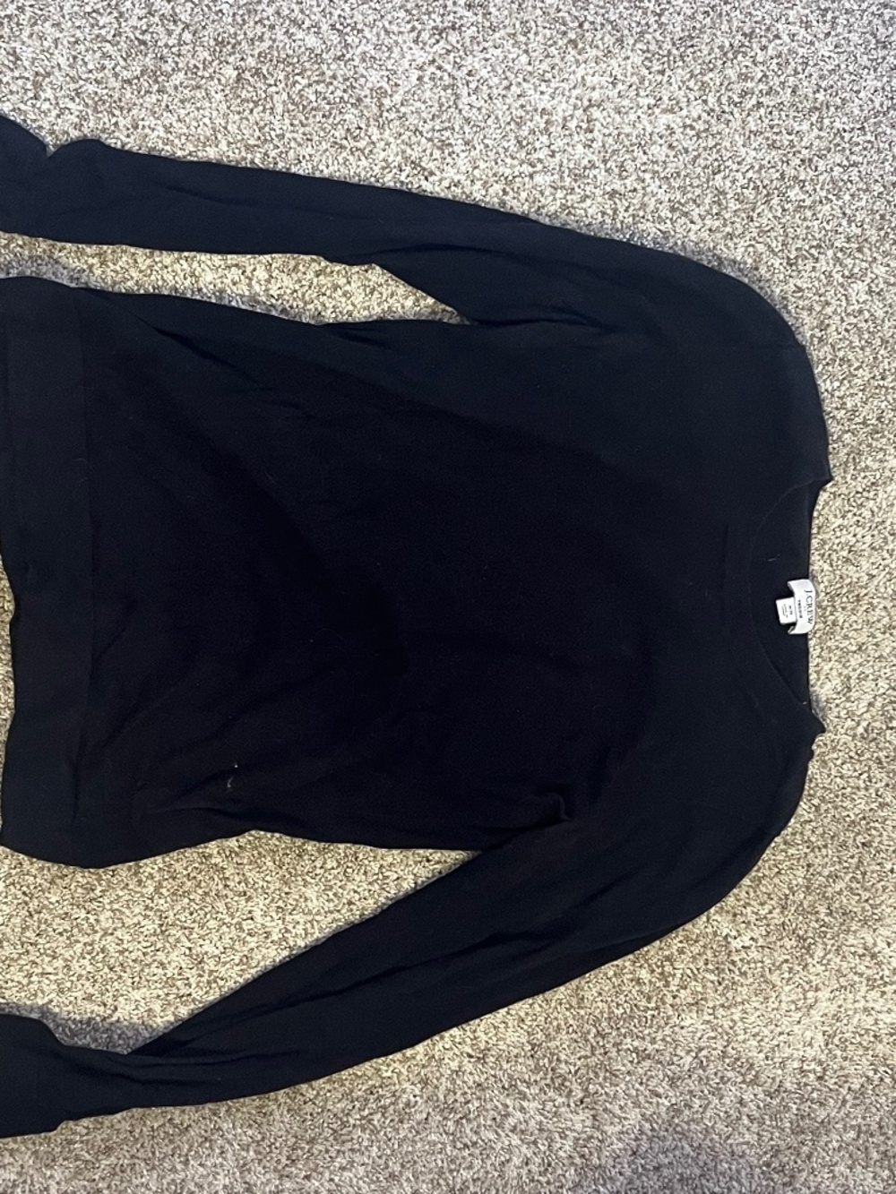 Black pullover sweater